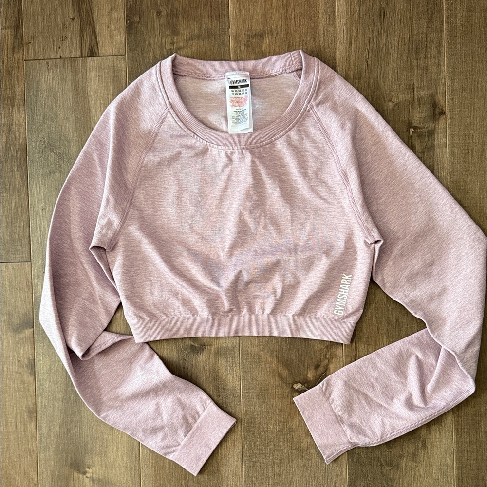 Gymshark Light Pink Cropped Top